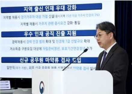 15년 거주 지역인재, 공직 진출 확대…필기과목별 3% 가산